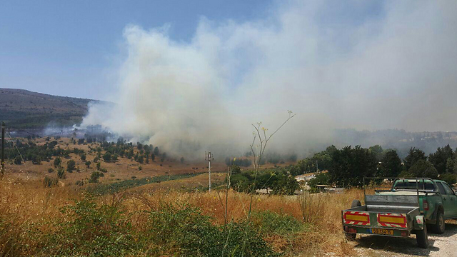  (צילום: דוברות כיבוי אש והצלה מחוז צפון) (צילום: דוברות כיבוי אש והצלה מחוז צפון)