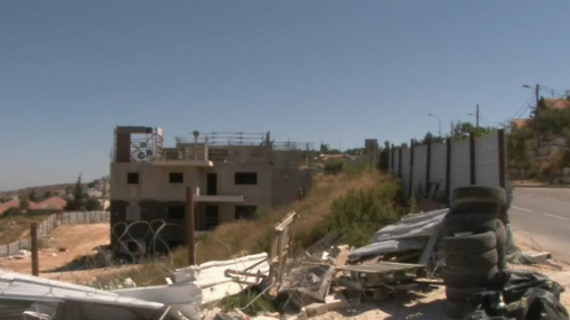 The Draynoff houses in Beit El, in the West Bank, slated for demolition