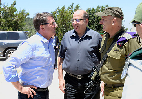 יעלון עם שר ההגנה האמריקני בצפון  (צילום: Matty Stern/U.S. Embassy Tel Aviv) (צילום: Matty Stern/U.S. Embassy Tel Aviv)