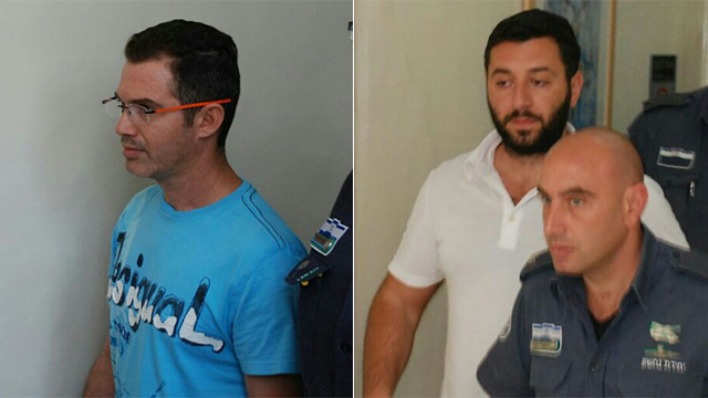 Orenstein, left, and Shalon, right, in court (Photo: Barel Efraim)