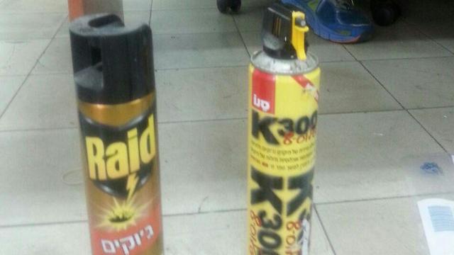 חומרי ההדברה שנמצאו במעבדת הסמים (צילום: דוברות משטרת ישראל) (צילום: דוברות משטרת ישראל)