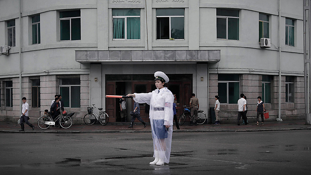 A traffic cop in Pyongyang. (Photo: AP)