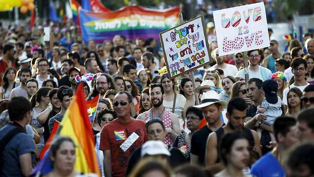 Last year's Jerusalem pride march. (Photo: Reuters)