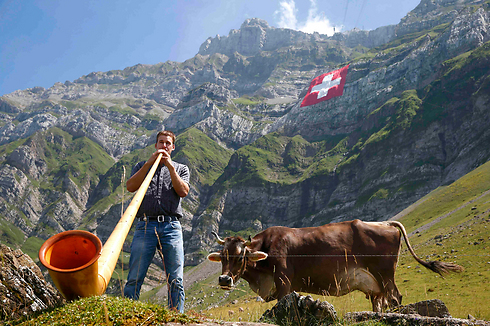 רק כרבע מהשווייצרים תומכים בהצעה (צילום: רויטרס) (צילום: רויטרס)