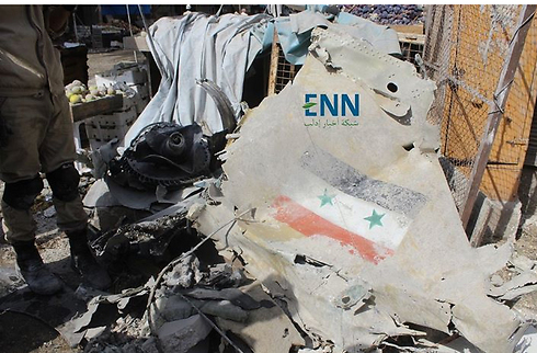 האופוזיציה הסורית: זה המטוס שהתרסק באידליב ()