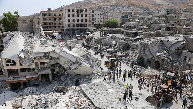Ruin and rubble in Idlib 