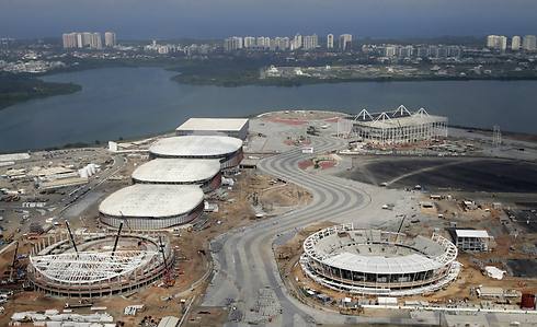הפארק האולימפי בשלבי הקמה (צילום: רויטרס) (צילום: רויטרס)