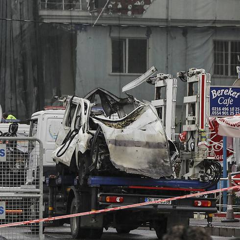 The aftermath of the car-bomb attack in Istanbul. (Photo: Reuters) (Photo: Reuters)