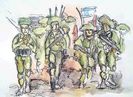 Drawing by Corporal Shahaf Grossman