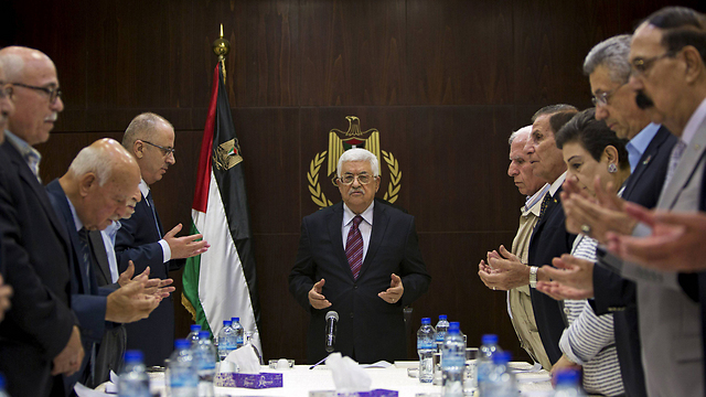 PLO meeting in Ramallah (Photo: Reuters) (Photo: Reuters)