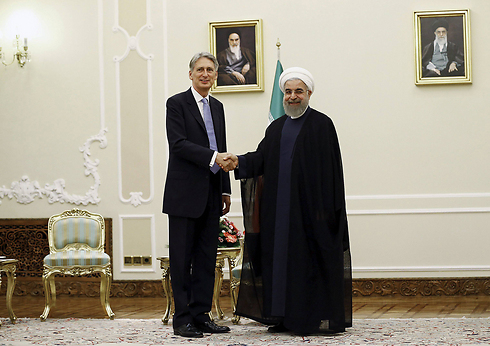 נשיא איראן ושר החוץ הבריטי, השבוע בטהרן (צילום: רויטרס) (צילום: רויטרס)