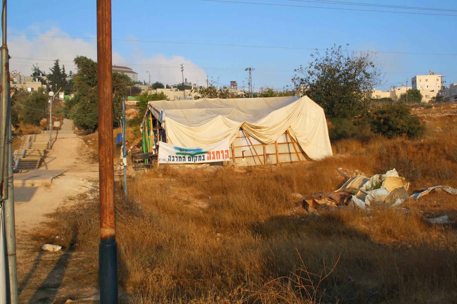 The hilltop outpost of Hazon David (Photo: Hazon David Synagogue)