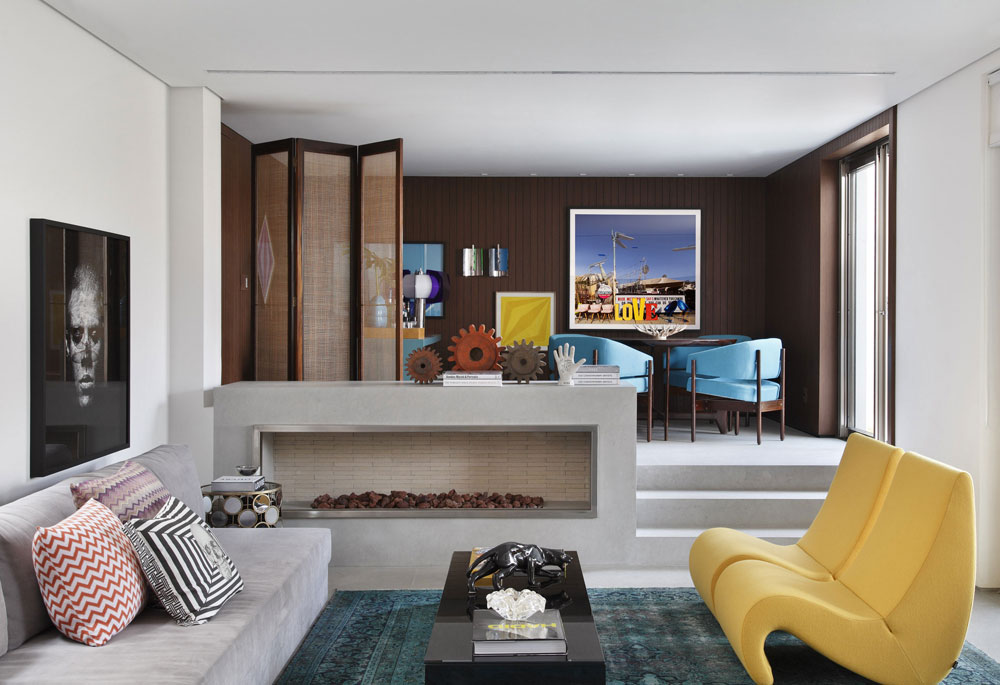 עיצוב פנים אמנות בבית מיכל פלג