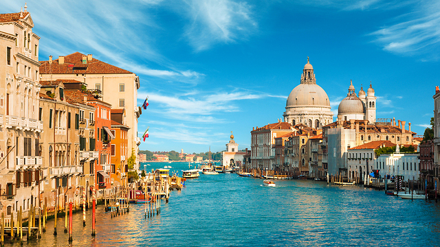 טיול שכולל הכל: אוויר, יבשה וים. ונציה, איטליה (צילום: shutterstock) (צילום: shutterstock)
