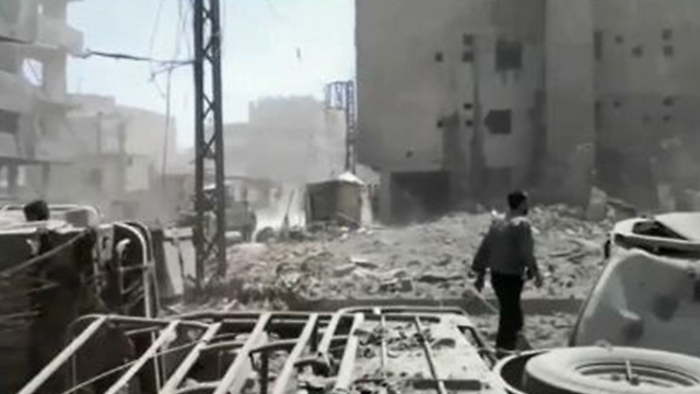 Destruction wrought by Assad regime's bombing
