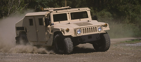 Army Humvees primarily funded by the USA (Photo: Nir Ben Zaken)