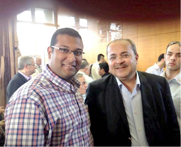 Hassanein meets with Joint Arab List MK Ahmed Tibi.