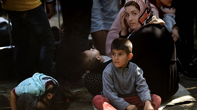 מהגרים בסרביה  (צילום: AFP) (צילום: AFP)