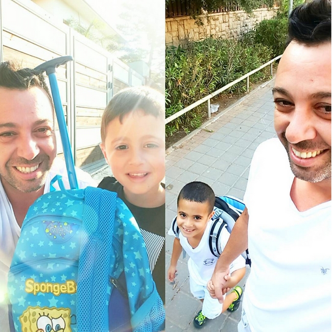 הרגע הזה שאתה מגיע עם אבא לבית ספר ואבא שלך הוא ליאור נרקיס