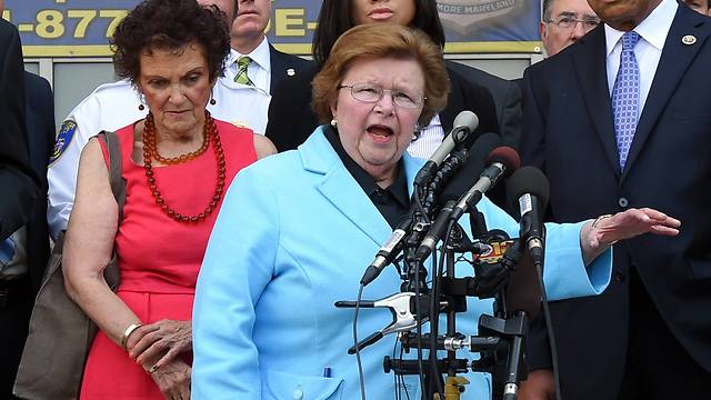 Sen. Barbara Mikulski speaks during a news conference to announce the start of the Baltimore Federal Homicide Task Force (Photo: AP)