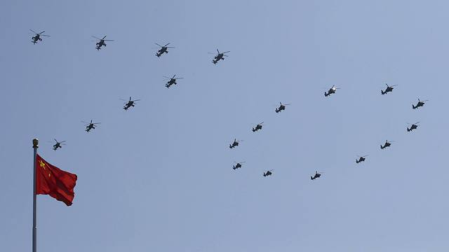 חיל האוויר הסיני מציין 70 שנה להפסד היפני במלחמת העולם השנייה (צילום: רויטרס) (צילום: רויטרס)