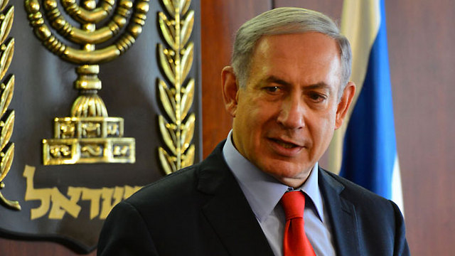 Netanyahu after the gas deal passed the Knesset Monday. (Photo: Koby Gideon, GPO)