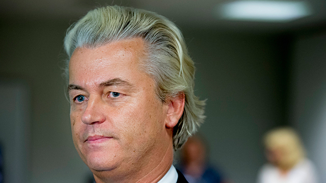 "מנסים לנטרל את מנהיג מפלגת האופוזיציה הפופולרית ביותר בהולנד". וילדרס נגד בית המשפט (צילום: MCT) (צילום: MCT)