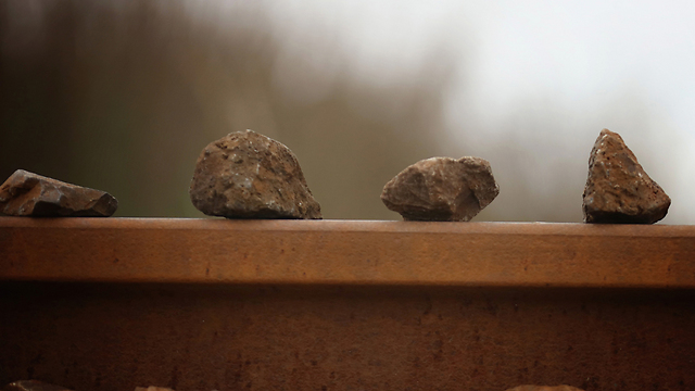 Rocks left on the train tracks, perhaps as a game, perhaps out of boredom. (Photo: Getty Images)