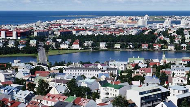 The city of Reykjavik. (Photo: Getty Image Bank Israel)