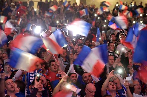 בסוף התאכזבו. אוהדי נבחרת צרפת (צילום: AFP) (צילום: AFP)