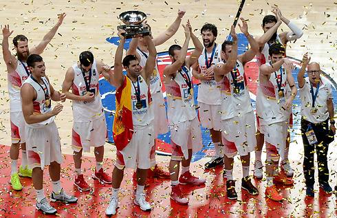 נבחרת ספרד. אלופת 2015 (צילום: AFP) (צילום: AFP)