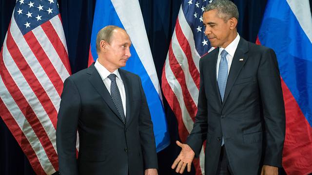 Putin and Obama meet on the sidelines of the UN. (Photo: EPA)