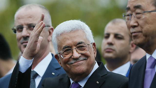 Abbas at the UN. Despite threatening rhetoric, he does not desire escalation. (Photo: AFP)