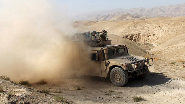 כוחות אפגניים באזור העיר קונדוז (צילום: רויטרס) (צילום: רויטרס)