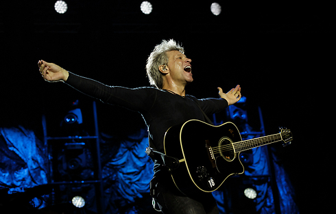Jon Bon Jovi performs in Israel (Photo: Guy Prives)