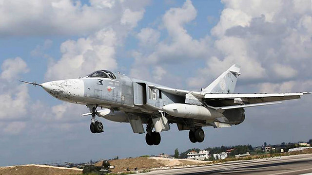 מטוס רוסי בשמי סוריה (צילום: MCT)
