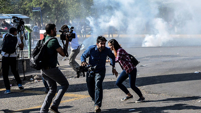 Protests in Diyarbarkir (Photo: AFP)