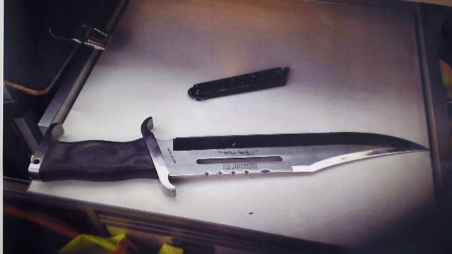 הסכין של הדוקר (צילום: EPA) (צילום: EPA)