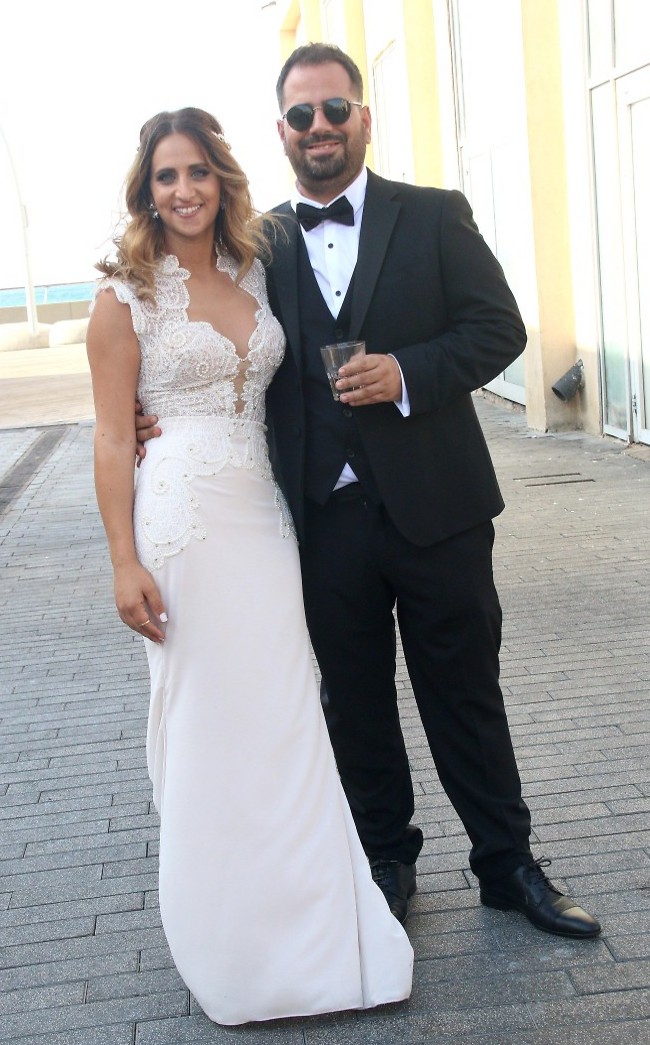 החתן והכלה. מאיה שהרבני ושי מגנג'י (צילום: ענת מוסברג)