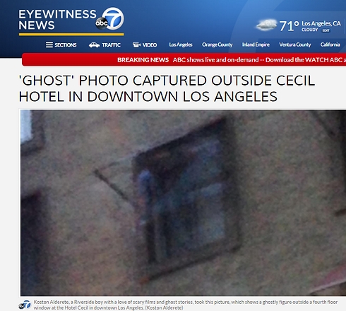 רוח רפאים בחלון מלון ססיל? ()