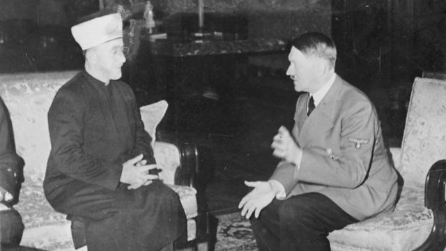 Haj Amin al-Husseini and Nazi leader Adolf Hitler. (Photo: Heinrich Hoffmann) (Photo: Heinrich Hoffmann)