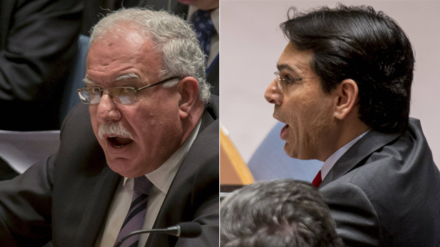 דנון ואל-מאליכי, היום במועצת הביטחון (צילום: רויטרס) (צילום: רויטרס)