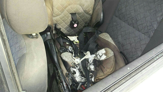 The infant's car seat (Photo: Hatzola)