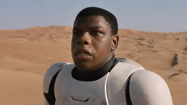John Boyega as Finn in 'Star Wars: Episode VII'