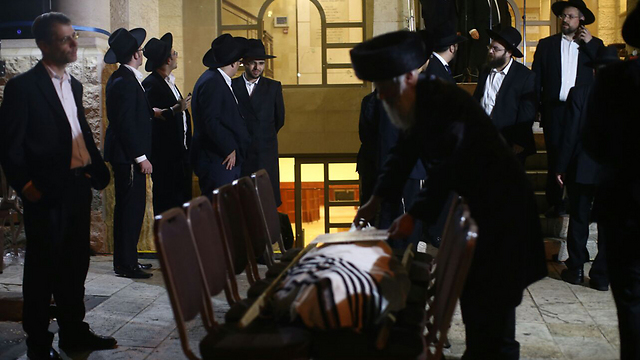 הלווייתו של רוטמן הערב בירושלים (צילום: אוהד צויגנברג "ידיעות אחרונות") (צילום: אוהד צויגנברג 