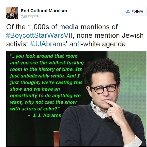 End Cultural Marxism attacking Abrams
