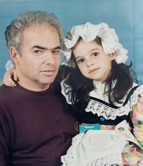 ניסן שלנד עם בתו יעל (צילום: אבי מועלם) (צילום: אבי מועלם)