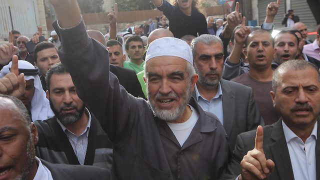 Salah, entering the courthouse Tuesday. (Photo: Gil Yohanan)