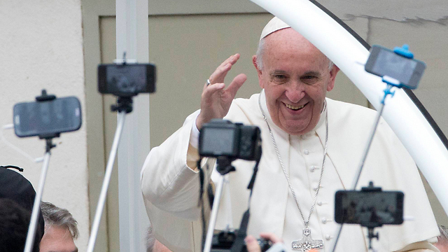 האפיפיור. ידבר על הנוצרים במזרח התיכון (צילום AP) (צילום AP)