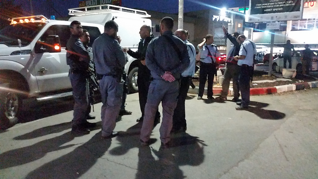 "They've known better days." The scene following a stabbing attack in Gush Etzion on Wednesday. (Photo: Eli Mendelbaum)